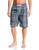 Kanu Surf Men's Swim Trunks -Regular  and  Extended Sizes-- Miles Charcoal- Large
