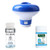 Long Lasting Chlorine Pool Tablets 100Pcs- Floating Dispenser- Test Strips- Swimming Pool Chlorinating Tablets- Hot Tub Spa Maintenance Kit- Chlorinated Tabs Set for Pools Over 5000 Gallons