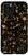 iPhone 11 Pro Abstract Black And Yellow Paint Splatters Design Case