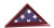 DECOMIL - 3'x5' Flag Display Case, Shadow Box (Not for Burial Funeral Flag), Solid Wood, Cherry Finish