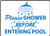 Accuform MADM425XV Adhesive Dura-Vinyl Sign- Legend"Please Shower Before Entering Pool"- 10" Length x 14" Width x 0.006" Thickness- Blue on White
