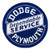 Compatible With Dodge Dependable Service Plymouth Reproduction Car Company Garage Signs Metal Vintage Style Decor Metal Tin Aluminum Round Sign Home Decor With 2 American Flag Vinyl Decals