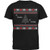 Christmas Tree Periodic Table Mens T Shirt Black 3X-LG