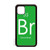 Chemistry Elements Period Table Halogens Element Bromine Br for iPhone 12 Pro Max Cover for Apple Mini Mobile Case Shell