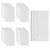 1-Gang Blank Outlet Covers Standard Size Wall Plate Electrical Outlet Cover Plates- No Device Blank Wall Plate- White -20-Pack-