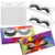 100 Pieces Empty Eyelashes Packaging Paper Lash Box- 50 Empty Eyelash Boxes Lash Box Packaging Empty Lash Box with 50 Empty Eyelash Boxes Tray False Eyelashes Storage Box Lid Tray-Eyelash-