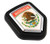 Michoacan Mexico flag car truck black Shield Grill Badge grille mount emblem country state