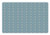 Ambesonne Geometric Pet Mat for Food and Water- Monochrome Plaid Pattern with Classic Houndstooth Squares Check Print- Non-Slip Rubber Mat for Dogs and Cats- 18" X 12"- Petrol Blue and White