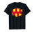 Northumberland Paint Splatter Flag - Northumbrian Pride T-Shirt