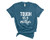 Mom Shirt. Tough As A Mother T-Shirt. Cute Mommy Shirt. Strong Mom. Gift for Mom. -Heather Deep Teal- XX-Large-