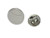 Kiola Designs Silver Toned Etched Round Tennis Ball Lapel Pin