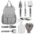 Shentec 9 Piece Garden Tools Set - Gardening Tools with Garden Gloves and Garden Tote - Gardening Gifts Tool Set with Garden Trowel Pruners and More - Vegetable Herb Garden Hand Tools with Storage Tot