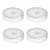 LAFULIT Rechargeable Motion Sensor Puck Lights- Stick on Anywhere Lights- Wireless Under Cabinet Lighting- Night Lighting for Kitchen- Cabinets- Counter- Closet- Wardrobe- Hallway- Stairs -4 Pack-
