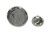 Kiola Designs Silver Toned Round Letter W Monogram Lapel Pin