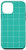iPhone 12 mini Windowpane Check Grid -white/aqua blue- Case