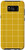Galaxy S8 Plus  Windowpane Check Grid -white/mustard yellow- Case