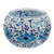 GARNECK Mosaic Glass Votive Candle Holders Tea Light Holder Bowl Scented Glass Round Tealight Candle Holder Wedding Centerpieces Decorations -Color 1-