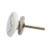 IndianShelf Handmade Ceramic Check Drawer Knobs Dresser Cabinet Door Kitchen Cupboard Pulls Handles -3.81 cm- Green- 2 Piece-