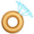 Diamond Shape Ring Pool Floats for Adult Inflatable Swimming Ring Floating Bed Fun Party Beach Swim Pool Toy