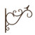 Hemoton Wall Hanging Plant Bracket Iron Decorative Hook for Hanging Flower Pot Wind Chime Lanterns Wall Mount Flower Hook Hanger for Garden Balcony