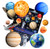 Solar System for Kids Glow in The Dark Planets and Stars for Ceiling- Astronaut and Rockets- Wall Planet Stickers- Space Decor