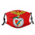 Masks- SL Benfica Adjustable Reusable Outdoor Protective Anti Dust Face Shield Black