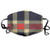 Mens Womens Mouth Scraf Face Vintage Plaid Scottish Tartan Pattern with Retro Display Checks Lines decorations for adults Seniors