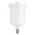 Yuehuam Spray Gun Cup Pot Plastic Cup Air Gravity Paint Pot Thread Connector for Spray Gun Tool 600ml Capacity