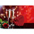 DORCEV 6x4ft Valentine's Day Theme Photography Backdrop Champagne Glasses Rose Flower Red Gift Box Background Glitter Bokeh Wedding Anniversary Candlelight Dinner Decor Wallpaper Photo Props