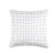 Design Minds Boutique Windowpane Check Grid -navy blue/white- Throw Pillow- 16x16- Multicolor