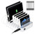 Charging Station Dock & Organizer for Smartphones, Tablets & Other Gadgets, PRITEK 6-Port Multiple USB Charger Station & Phone Docking Station with Charging Status Indicator including 6pcs short cable