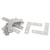 60mmx60mm Flat L Shape Corner Brace Repair Plate Angle Bracket 10pcs