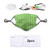 Comfortable Windproof mask-Monochrome Geometric Pattern with Diagonal Square Check -Printed Facial Decorations for Adult