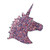 Plaid:Craft FolkArt Glitterific Glitter Paint 2oz-Hot Pink