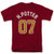 Popfunk Harry Potter Quidditch Jersey T Shirt  and  Stickers -Medium- Cardinal