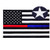 Embroidered Thin Blue Red Line Flags Embroidered Stars - Sewn Stripes Police Fire Firefighter Flag 3x5 FT Outdoor Honoring Law Enforcement Officers and Firefighter