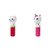 Lip Smacker Lippy Pal Lip Balm- Kitten- Water-Meow-Lon- 0.14 Ounce With Unicorn Magic- 0.14 ounce