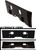 APDTY 112715 License Plate Black Plastic Frame Holder Bracket Front Replaces 96210-ET00A