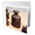 3dRose Alexis Photography - Objects Misc. - Grunge- Rough- Rusty Vintage Scale Weight on a Wooden Table - 6 Greeting Cards with envelopes -gc-308100-1-