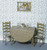 Melody Jane Chrysnbon Dollhouse Drop Leaf Table  and  Chairs Dining Furniture Model Kit F-150