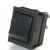 Black 20 Amp On / Off / On Square Double Pole Rocker Switch With Tab Terminals