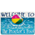 Tvdegse Welcome to Our Pool Sign Personalized Custom Name Indoor Outdoor Backyard Wall Decor for Pool Area