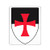 Templar Shield Christian Knight Order Mouse Pad Portable Mouse Mat for Computers Laptop-Game Players- Office- Study