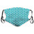 Comfortable Activated Carbon mask-Diagonal Check Classical Pattern Intersecting Lines Rhombus Grid Geometric Design-Printed Facial decorations for teens kids S