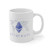 Ethereum Coffee Mug Crypto Coffee Mugs Cryptocurrency Ethereum Logo Gift ETH Shield Ethereum Merch - 11oz - White