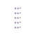 5-Pair Set Sterling Silver Amethyst 3mm Round Stud Earrings