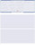 250 Blank Computer Check Stock - Check on Top - Blue -Scalop Blue-