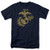 Popfunk U.S. Marine Corps Military Emblem Logo T Shirt  and  Stickers -X-Large- Navy