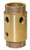 Merrill MFG CVC100 1" Red Brass Check Valve Control Center with Quad Tap- 1"