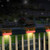 Uonlytech 1PC Solar Deck Lights Outdoor Waterproof Solar Step Light Induction Solar Fence Lights for Stair- Fence- Railing- Pathway- Patio Garden- Red Light